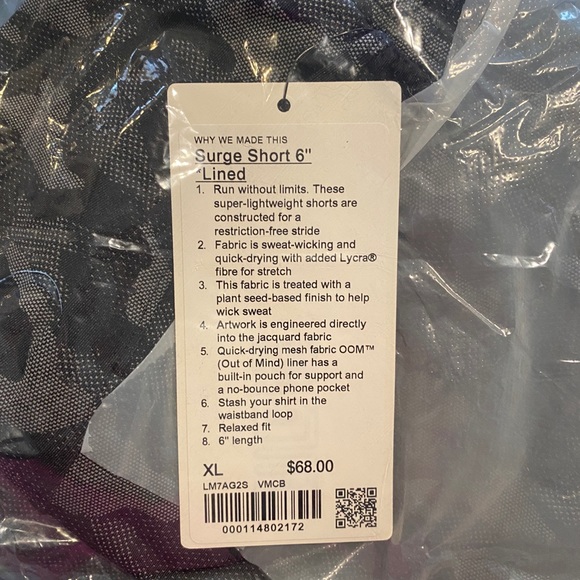 Lululemon Surge Lined Short 6" - Picture 6 of 8